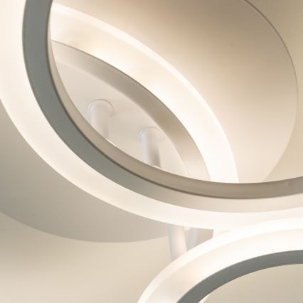 Brilagi - Dimbar LED ytmonterad ljuskrona ORBITS LED/40W/230V 3000-6500K vit + fjärrkontroll