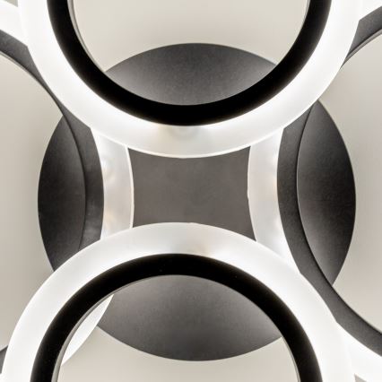 Brilagi - Dimbar LED ytmonterad ljuskrona ORBITS LED/50W/230V 3000-6500K + fjärrkontroll