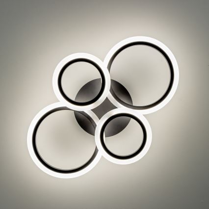 Brilagi - Dimbar LED ytmonterad ljuskrona ORBITS LED/50W/230V 3000-6500K + fjärrkontroll