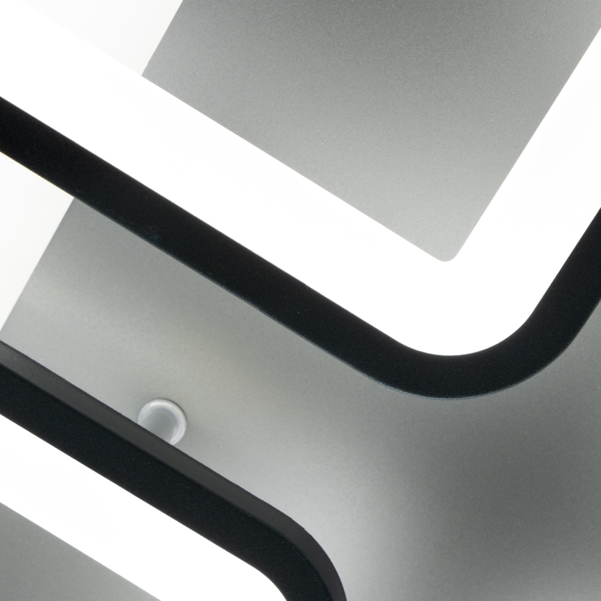 Brilagi - Dimbar LED ytmonterad ljuskrona SQUARED LED/85W/230V 3000-6500K + fjärrkontroll