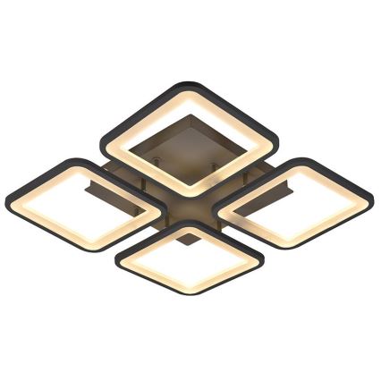 Brilagi - Dimbar LED ytmonterad ljuskrona SQUARED LED/85W/230V 3000-6500K + fjärrkontroll