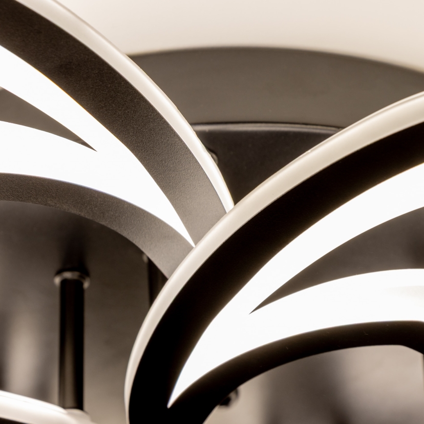 Brilagi - Dimbar LED ytmonterad ljuskrona TWIST LED/125W/230V 3000-6500K + fjärrkontroll