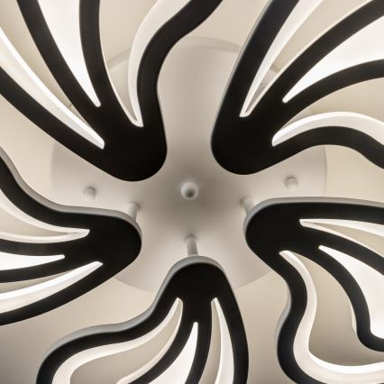 Brilagi - Dimbar LED ytmonterad ljuskrona TWIST LED/125W/230V 3000-6500K + fjärrkontroll