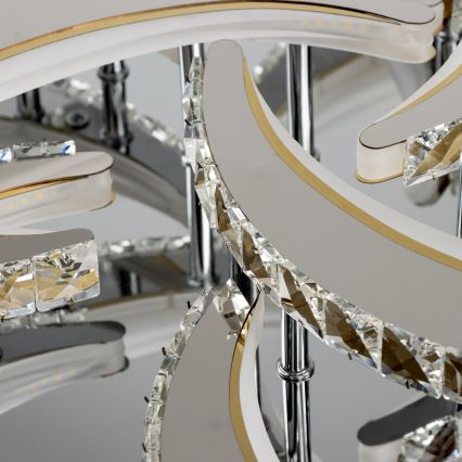 Brilagi - Dimbar LED ytmonterad ljuskrona TWIST LED/180W/230V 3000-6500K + fjärrkontroll