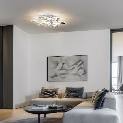 Brilagi - Dimbar LED ytmonterad ljuskrona TWIST LED/180W/230V 3000-6500K + fjärrkontroll