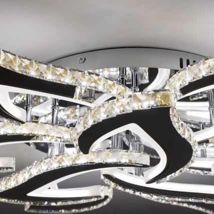 Brilagi - Dimbar LED ytmonterad ljuskrona TWIST LED/180W/230V 3000-6500K + fjärrkontroll