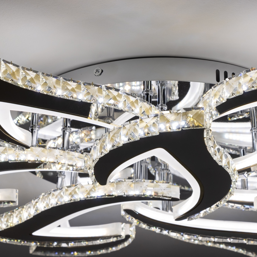 Brilagi - Dimbar LED ytmonterad ljuskrona TWIST LED/180W/230V 3000-6500K + fjärrkontroll