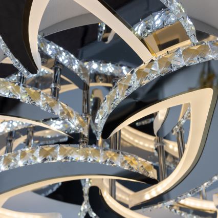 Brilagi - Dimbar LED ytmonterad ljuskrona TWIST LED/180W/230V 3000-6500K + fjärrkontroll