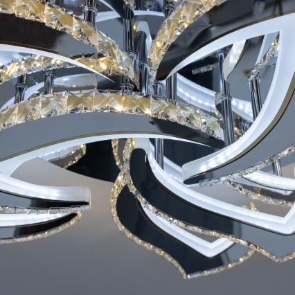 Brilagi - Dimbar LED ytmonterad ljuskrona TWIST LED/180W/230V 3000-6500K + fjärrkontroll