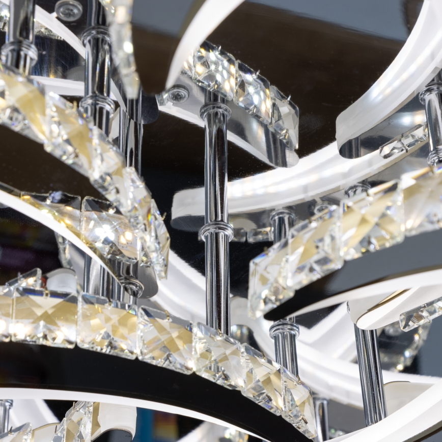 Brilagi - Dimbar LED ytmonterad ljuskrona TWIST LED/180W/230V 3000-6500K + fjärrkontroll