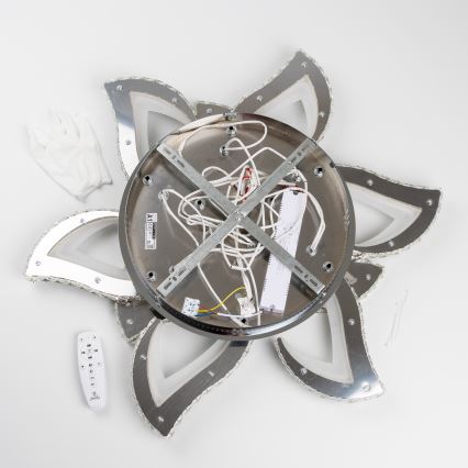 Brilagi - Dimbar LED ytmonterad ljuskrona TWIST LED/180W/230V 3000-6500K + fjärrkontroll