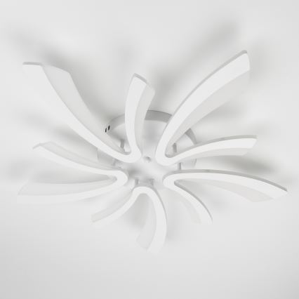 Brilagi - Dimbar LED ytmonterad ljuskrona TWIST LED/55W/230V 3000-6500K vit + fjärrkontroll