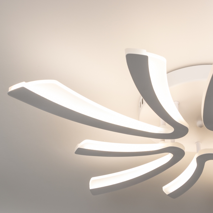 Brilagi - Dimbar LED ytmonterad ljuskrona TWIST LED/55W/230V 3000-6500K vit + fjärrkontroll