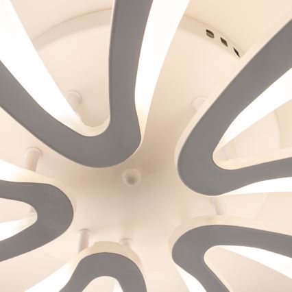 Brilagi - Dimbar LED ytmonterad ljuskrona TWIST LED/55W/230V 3000-6500K vit + fjärrkontroll