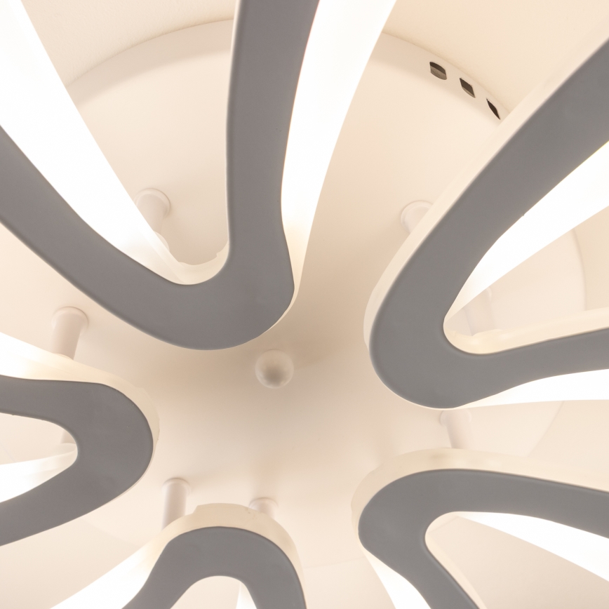 Brilagi - Dimbar LED ytmonterad ljuskrona TWIST LED/55W/230V 3000-6500K vit + fjärrkontroll