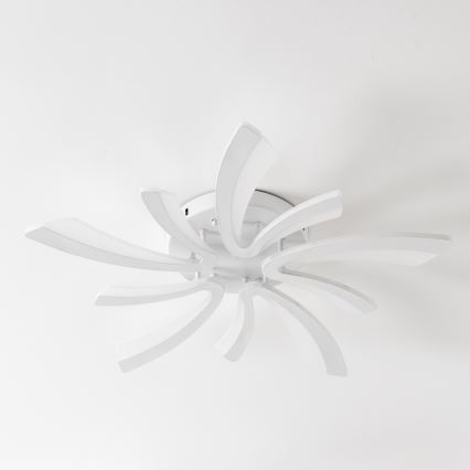 Brilagi - Dimbar LED ytmonterad ljuskrona TWIST LED/55W/230V 3000-6500K vit + fjärrkontroll