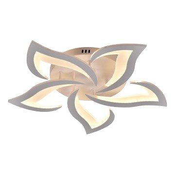 Brilagi - Dimbar LED ytmonterad ljuskrona TWIST LED/55W/230V 3000-6500K vit + fjärrkontroll