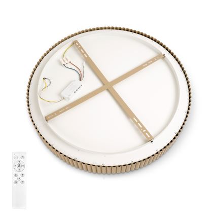 Brilagi - LED dimbar taklampa FALCON MODERN LED/54W/230V 3000-6500K 60 cm beige + fjärrkontroll