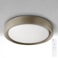 Brilagi - Dimbar taklampa MATTEO LED/48W/230V 3000–6500K Ø 41 cm taupe + fjärrkontroll