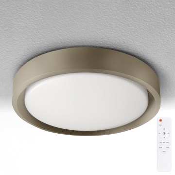 Brilagi - Dimbar taklampa MATTEO LED/48W/230V 3000–6500K Ø 41 cm taupe + fjärrkontroll
