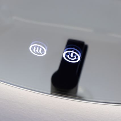 Brilagi - Uppvärmd LED-badrumsspegel DEMI PRO LED/20W/230V Ø 60 cm IP44 CRI 90 dimbar + CCT