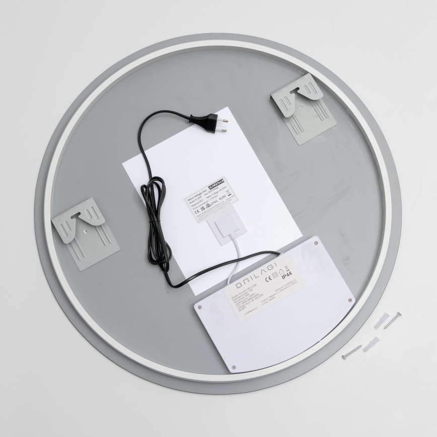 Brilagi - Uppvärmd LED-badrumsspegel DEMI PRO LED/20W/230V Ø 60 cm IP44 CRI 90 dimbar + CCT