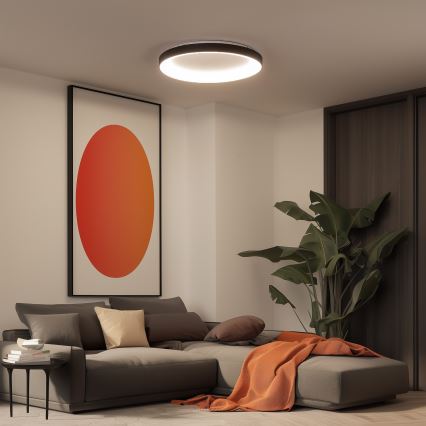 Brilagi - Dimbar LED-taklampa FALCON II LED/108W/230V 3000-6500K Ø 80 cm svart + fjärrkontroll