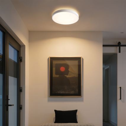 Brilagi - Dimbart LED-takarmatur GLASS POOL DOUBLE LED/48W/2300V 3000-6000K 40 cm vit + fjärrkontroll