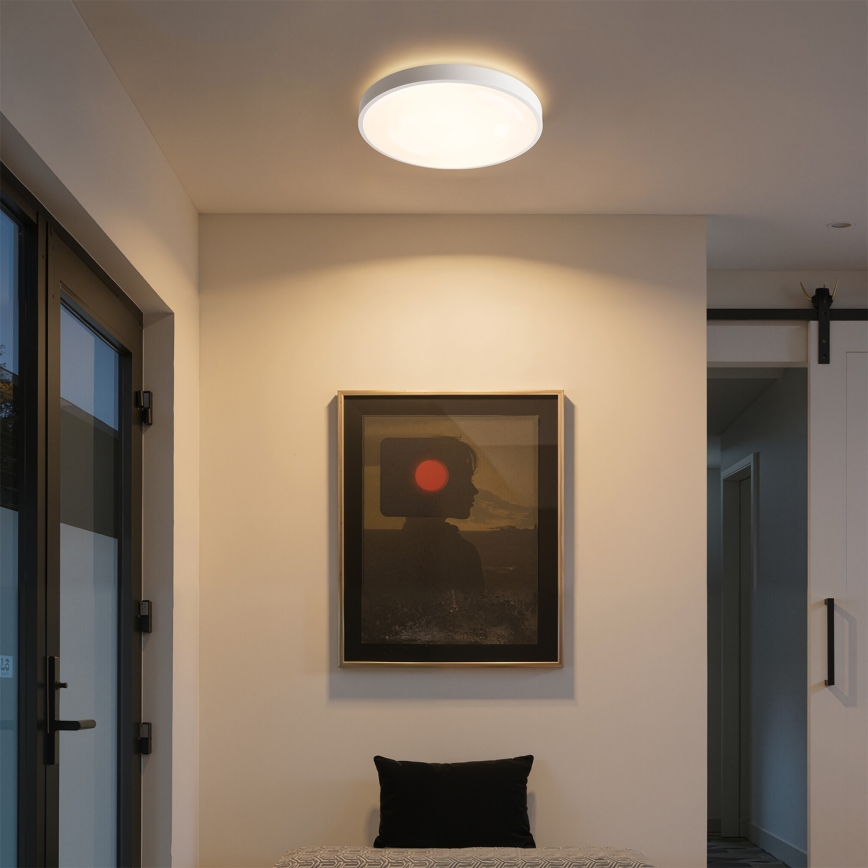 Brilagi - Dimbart LED-takarmatur GLASS POOL DOUBLE LED/48W/2300V 3000-6000K 40 cm vit + fjärrkontroll