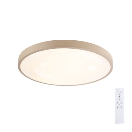 Brilagi - Dimbar LED-takarmatur GLASS POOL DOUBLE LED/60W/230V 3000-6000K 50 cm beige + fjärrkontroll