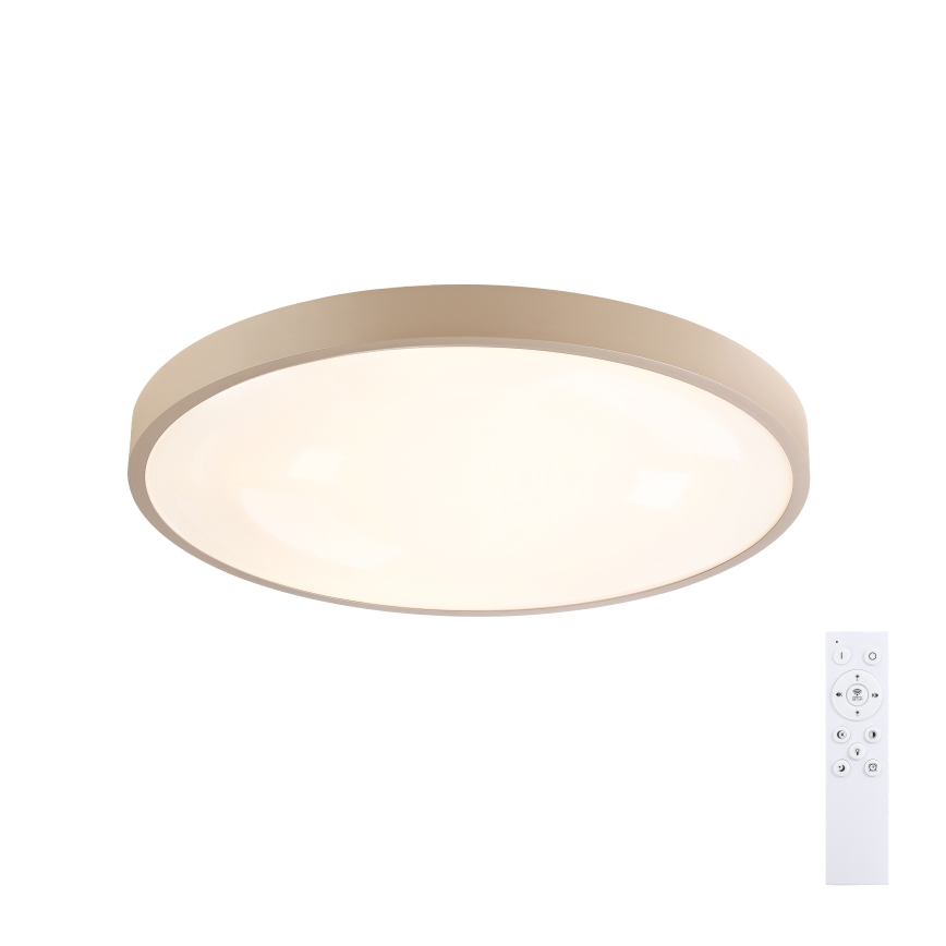 Brilagi - Dimbar LED-takarmatur GLASS POOL DOUBLE LED/60W/230V 3000-6000K 50 cm beige + fjärrkontroll