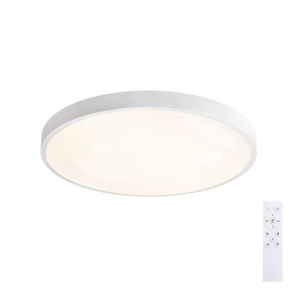 Brilagi - Dimbart LED-taklampa GLASS POOL DOUBLE LED/60W/230V 3000–6000K 50 cm vit + fjärrkontroll