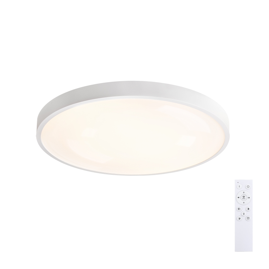 Brilagi - Dimbart LED-taklampa GLASS POOL DOUBLE LED/60W/230V 3000–6000K 50 cm vit + fjärrkontroll