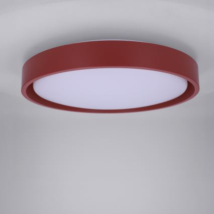 Brilagi - Dimbart LED-taklampa MATTEO LED/48W/230V 3000-6500K Ø 41 cm röd + fjärrkontroll