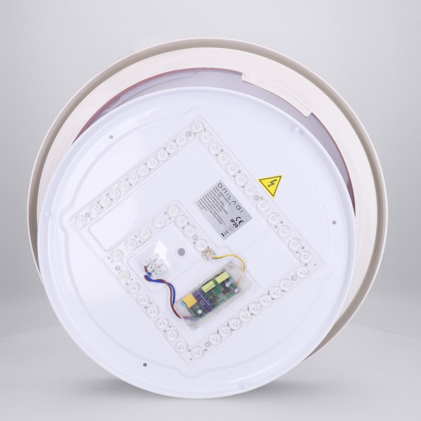 Brilagi - Dimbart LED-taklampa MATTEO LED/48W/230V 3000-6500K Ø 41 cm röd + fjärrkontroll