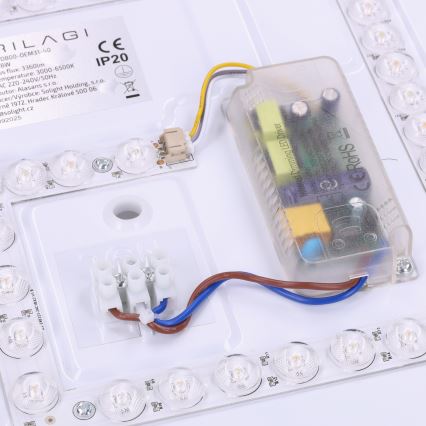 Brilagi - Dimbart LED-taklampa MATTEO LED/48W/230V 3000-6500K Ø 41 cm röd + fjärrkontroll