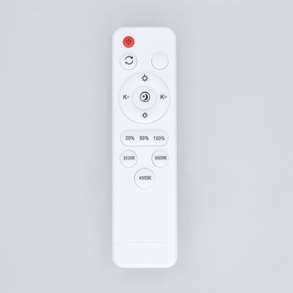 Brilagi - Dimbart LED-taklampa MATTEO LED/48W/230V 3000-6500K Ø 41 cm röd + fjärrkontroll
