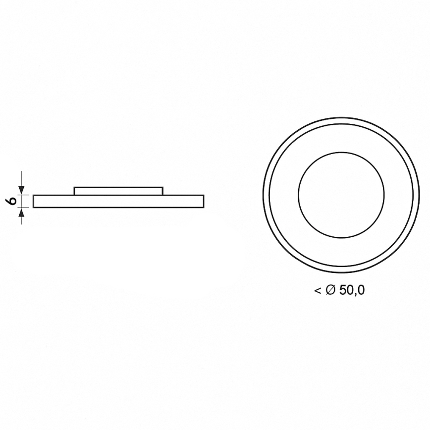 Brilagi - Dimbart LED-takarmatur ORELIS LED/80W/230V 3000-6000K Ø 50 cm + fjärrkontroll