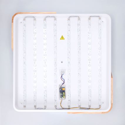 Brilagi - LED dimmbar taklampa PILANA LED/60W/230V 3000-6500K ek/vit 56x56 cm + fjärrkontroll