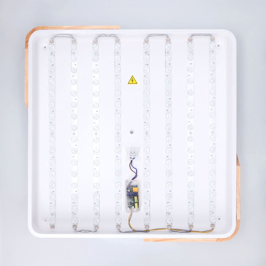 Brilagi - LED dimmbar taklampa PILANA LED/60W/230V 3000-6500K ek/vit 56x56 cm + fjärrkontroll