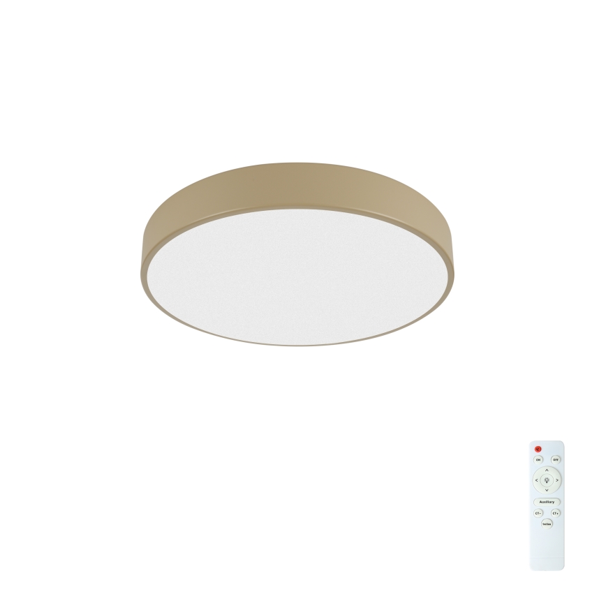Brilagi - POOL LED dimbar taklampa 36 W / 230 V, 3000–6000 K, Ø 30 cm, beige + fjärrkontroll