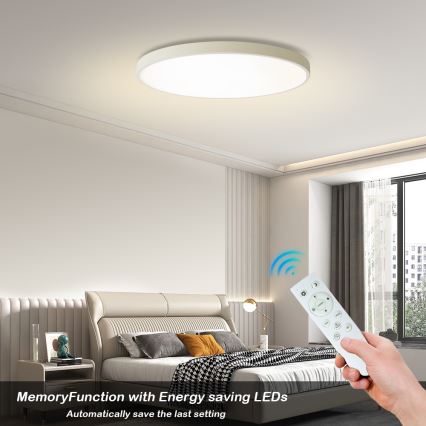 BRILAGI - Dimbart LED-takarmatur POOL SMART LED/100W/230V 3000-6000K Ø 80 cm Wi-Fi Tuya vit + fjärrkontroll