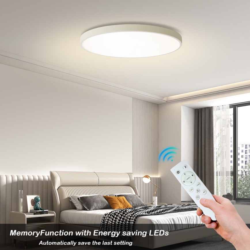 BRILAGI - Dimbart LED-takarmatur POOL SMART LED/100W/230V 3000-6000K Ø 80 cm Wi-Fi Tuya vit + fjärrkontroll
