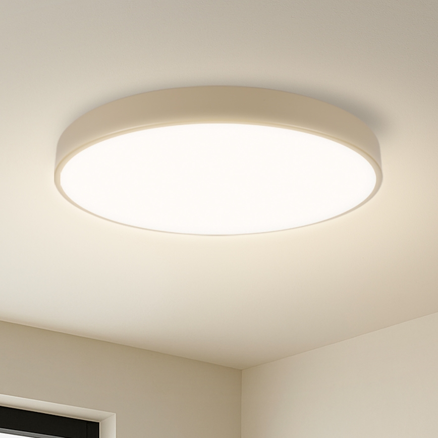 Brilagi - LED dimbar taklampa POOL SMART LED/60W/230V 3000–6000K Ø 50 cm Wi-Fi Tuya beige + fjärrkontroll