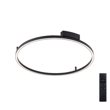 Brilagi - Dimbart LED-taklampa PORTOFINO LED/60W/230V 3000-6000K Ø 80 cm svart + fjärrkontroll