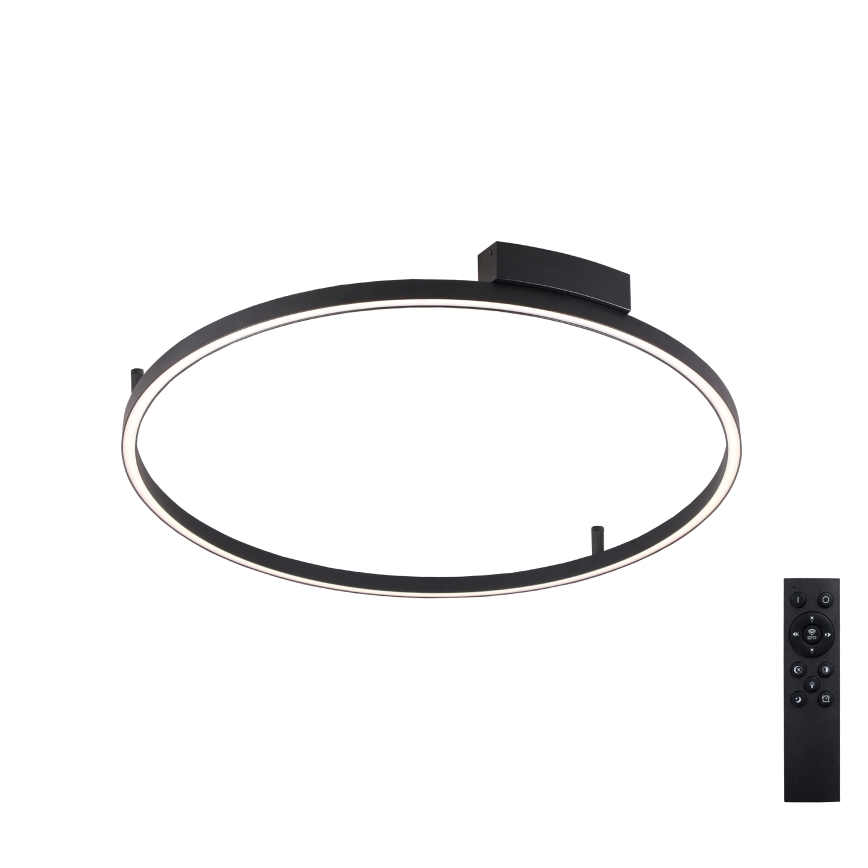 Brilagi - Dimbart LED-taklampa PORTOFINO LED/60W/230V 3000-6000K Ø 80 cm svart + fjärrkontroll