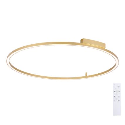 Brilagi - Dimmbar LED-taklampa PORTOFINO LED/85W/230V 3000-6000K Ø 120 cm guld + fjärrkontroll