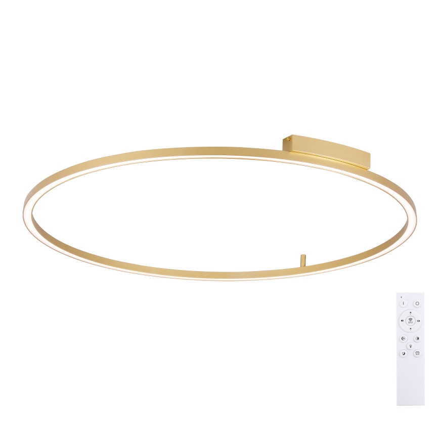 Brilagi - Dimmbar LED-taklampa PORTOFINO LED/85W/230V 3000-6000K Ø 120 cm guld + fjärrkontroll