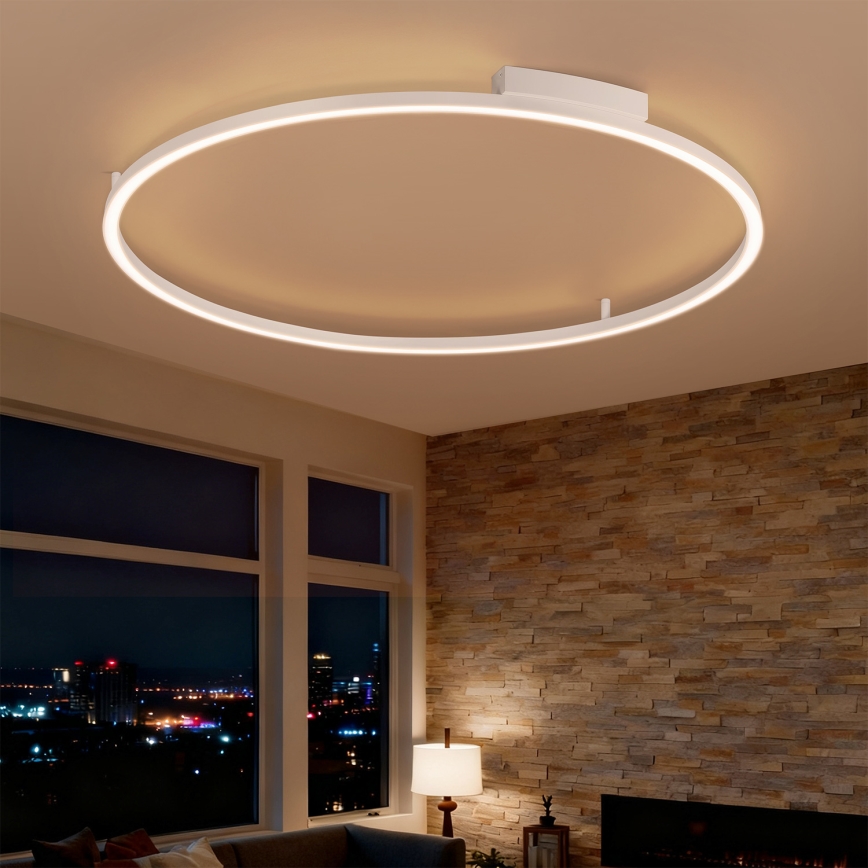 Brilagi - Dimbart LED-taklampa PORTOFINO LED/85W/230V 3000-6000K Ø 120 cm vit + fjärrkontroll