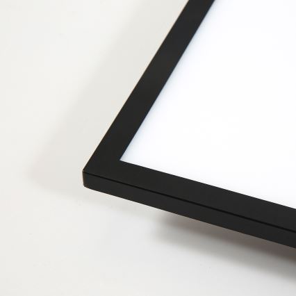 Brilagi - Dimmbar LED-taklampa SLIMFRAME LED/25W/230V 30x30 cm 3000–6000K svart + fjärrkontroll